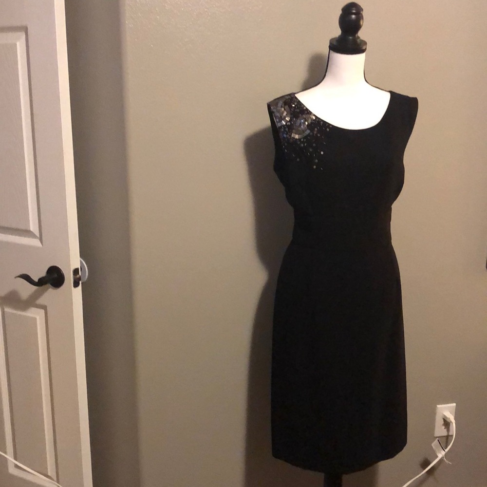Black tahari dress